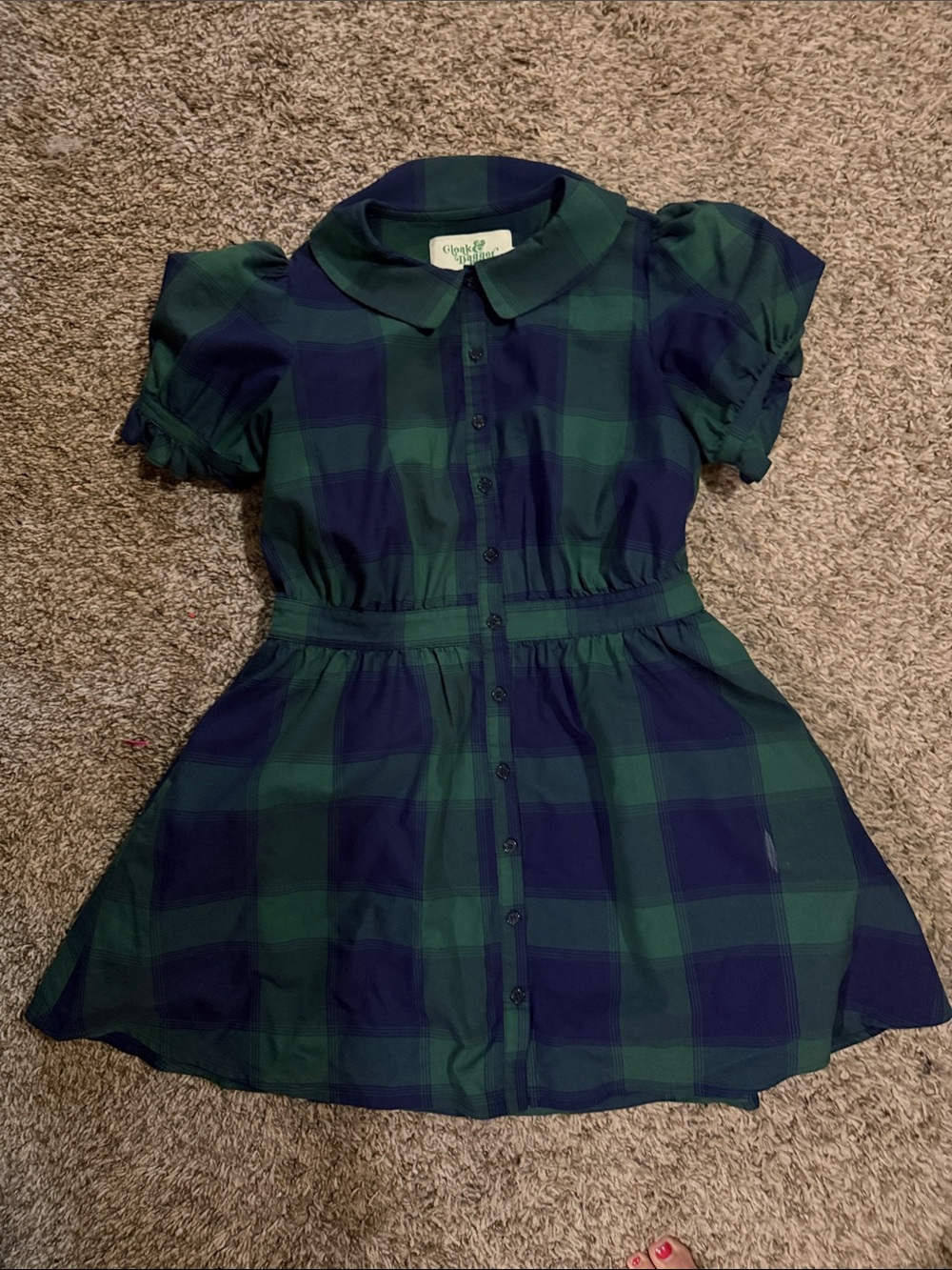 Cloak and Dagger plaid dress